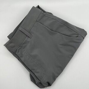 Fabletics One Pant Men 30x30 Gray Excellent Performance Stretch Chino Office